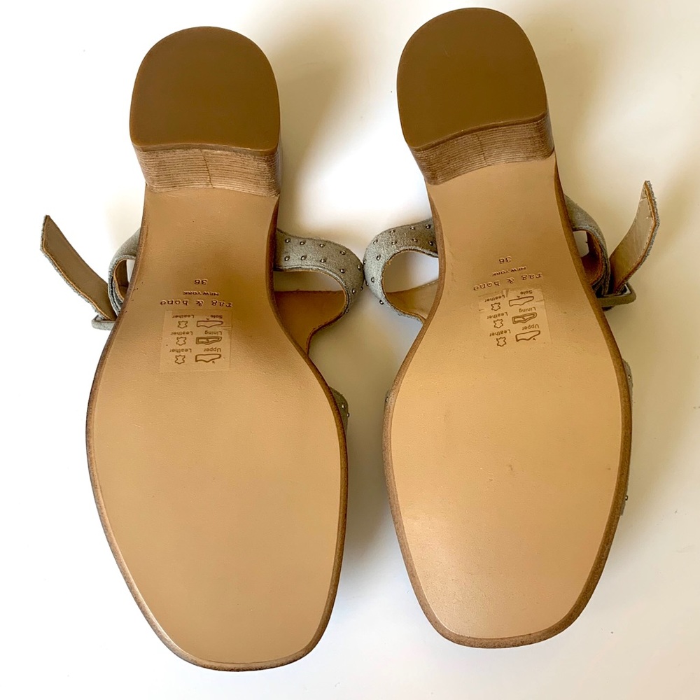 Rag And Bone Suede Sandals/Slides - image 4